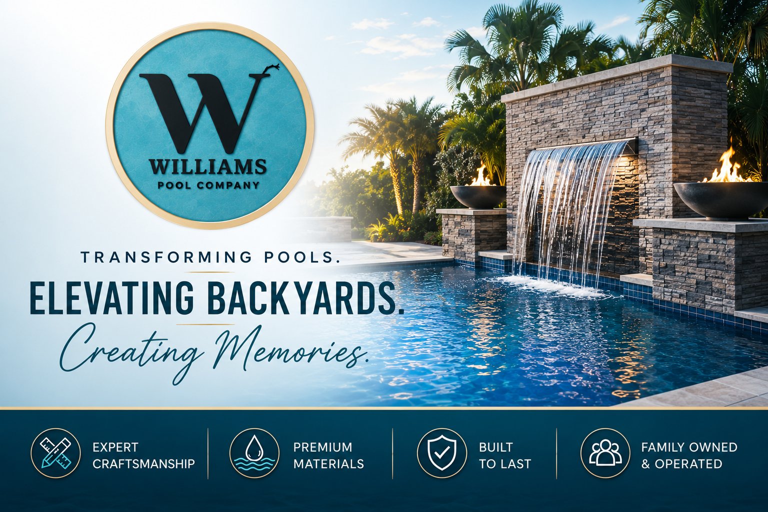 Williams Pool Company backyard